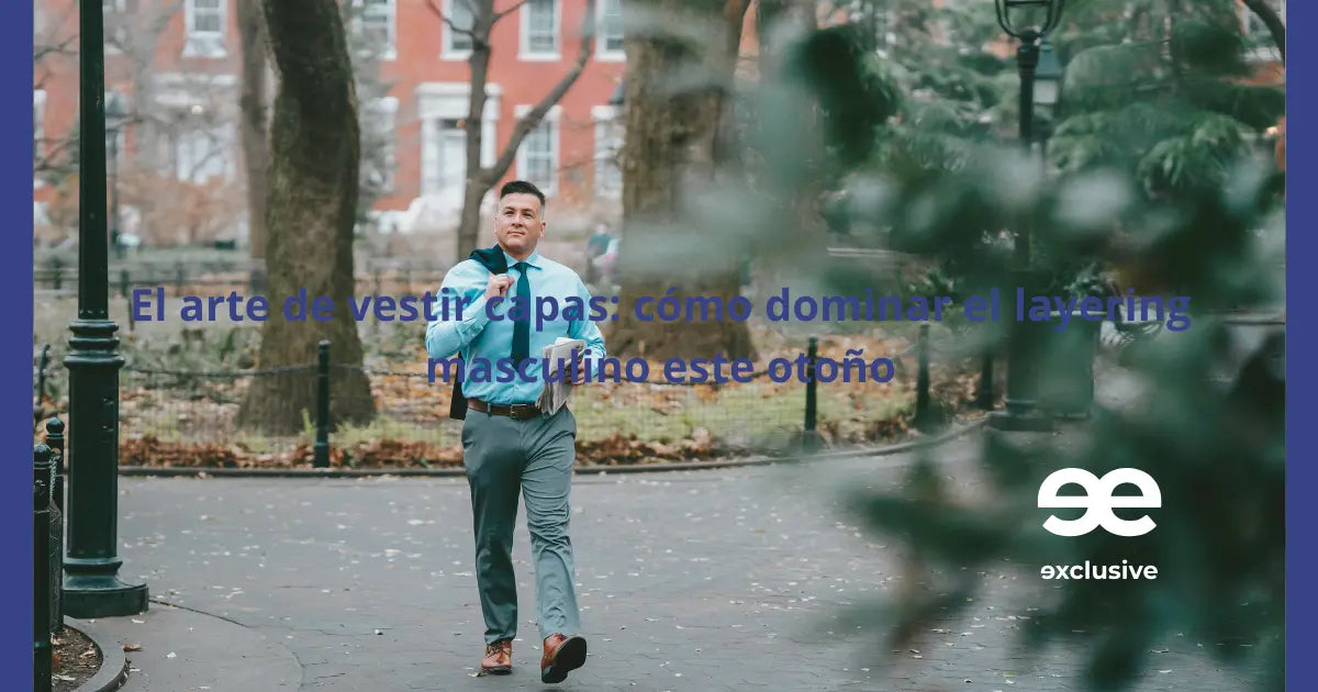 Estilo masculino urbano en capas otoñales EE Exclusive