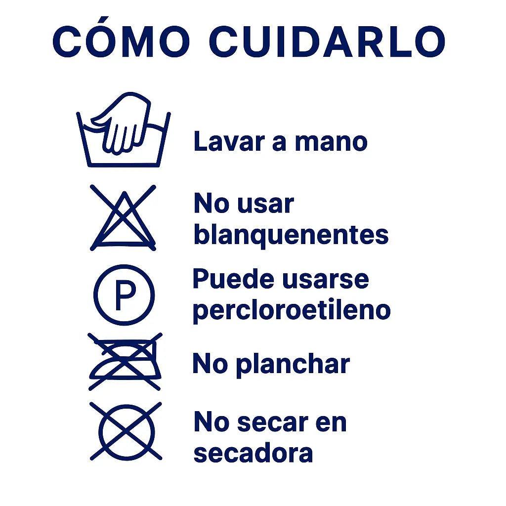 Instrucciones de cuidado
