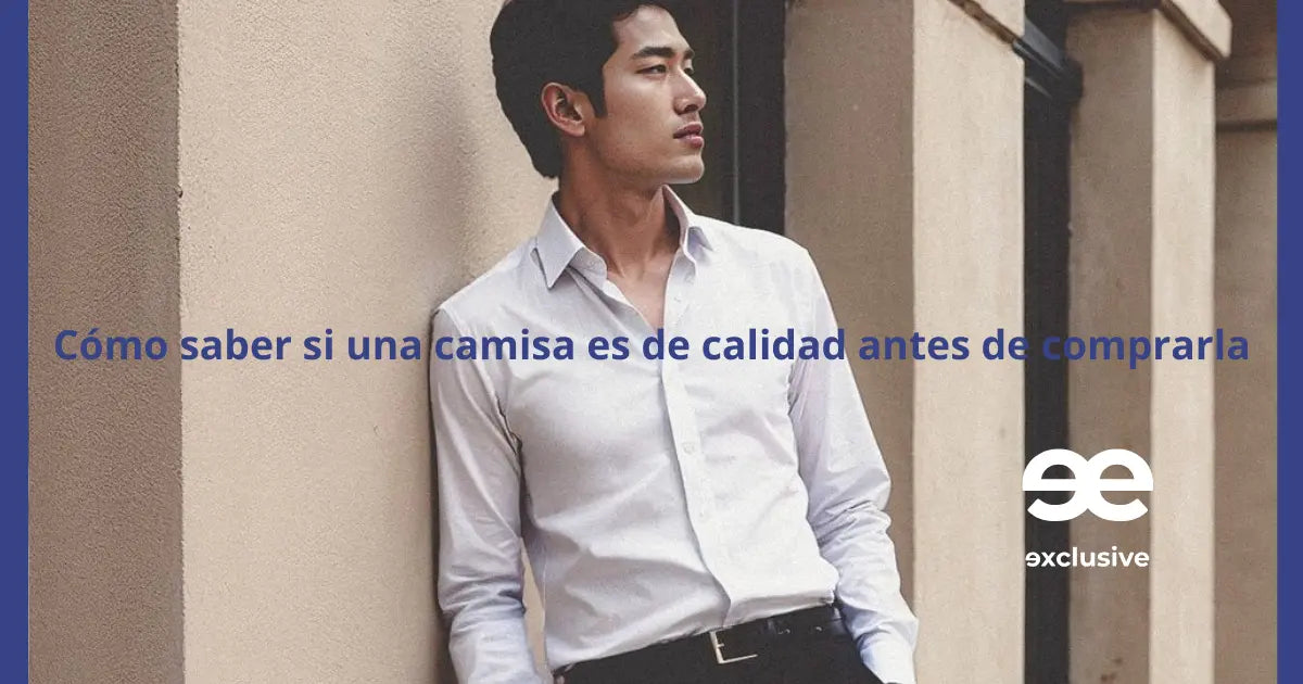 Hombre urbano con camisa blanca de algodón de calidad, estilo elegante y natural