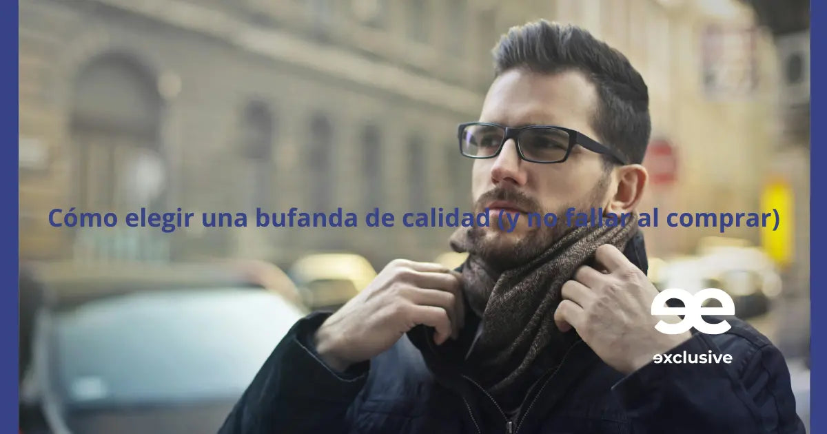 Hombre con abrigo y bufanda elegante en estilo urbano