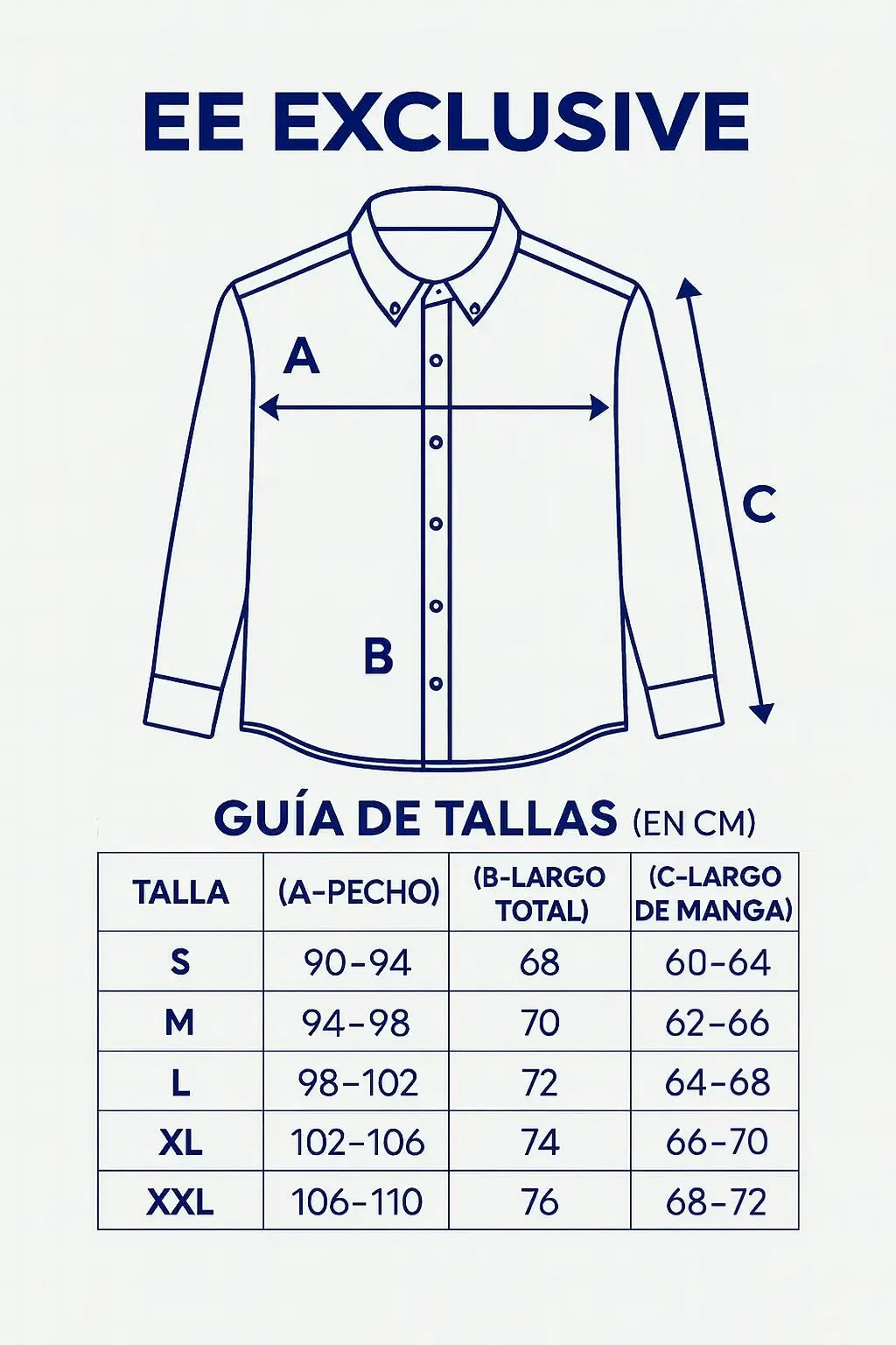 Guía de tallas