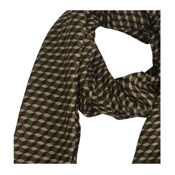 Bufanda Rebordáns verde para hombre