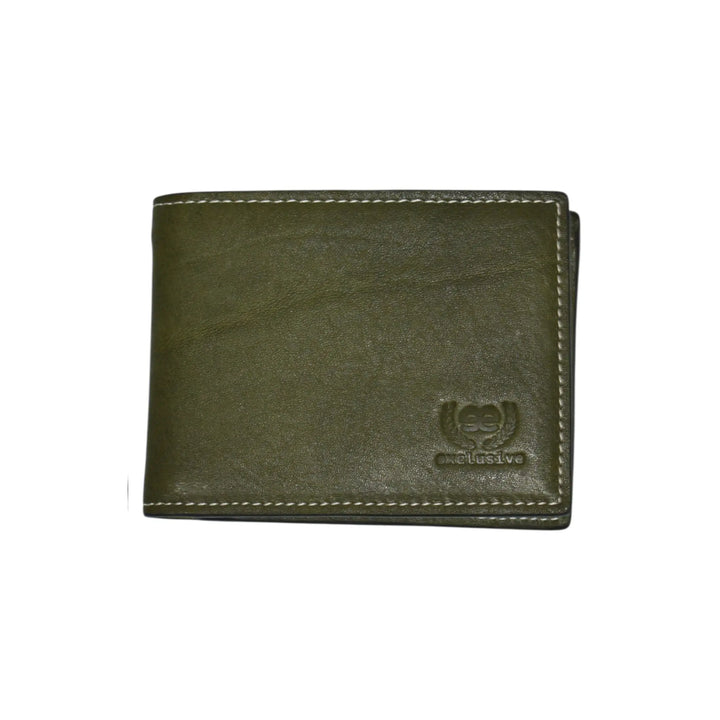 Cartera verde de piel para hombre hecha en Ubrique EE Exclusive