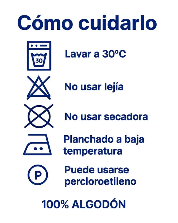 Instrucciones de cuidado