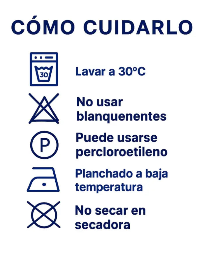 Instrucciones de cuidado