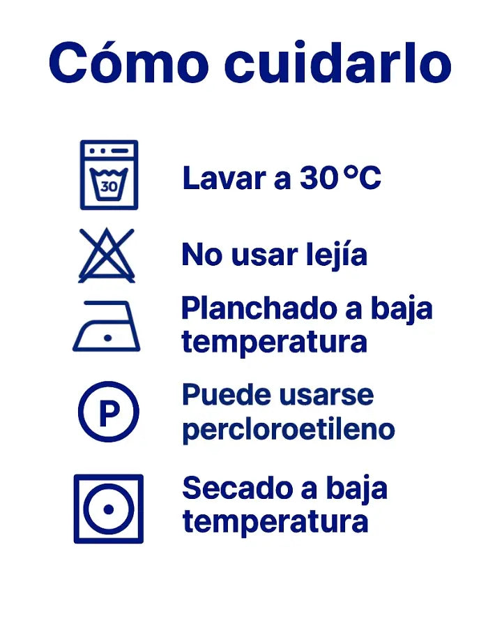 Instrucciones de cuidado