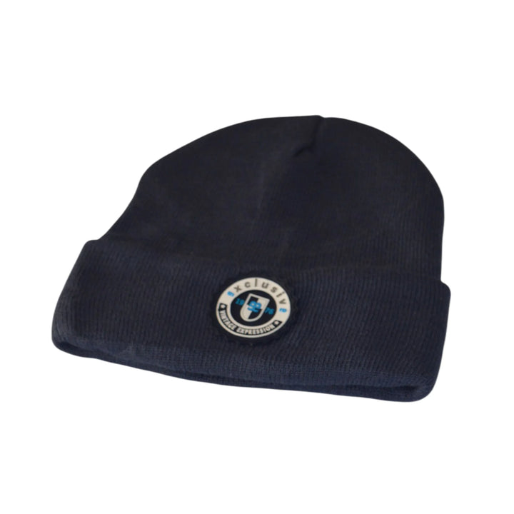 vista lateral gorro azul oscuro Miñóns para hombre EE Exclusive