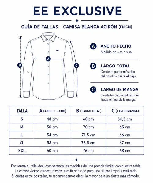 Guía de tallas