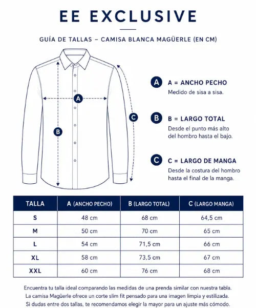 Guía de tallas