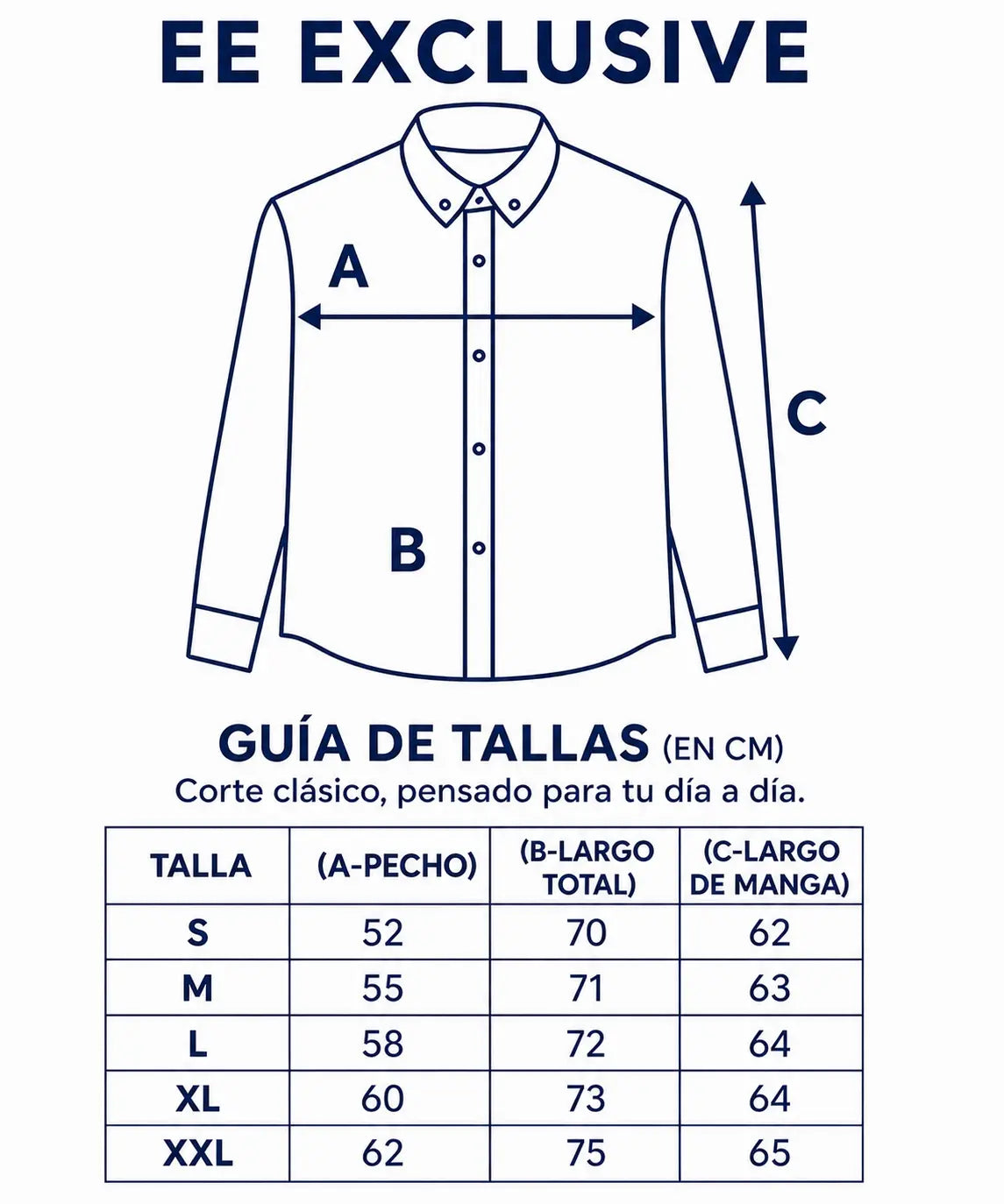 Guía de tallas
