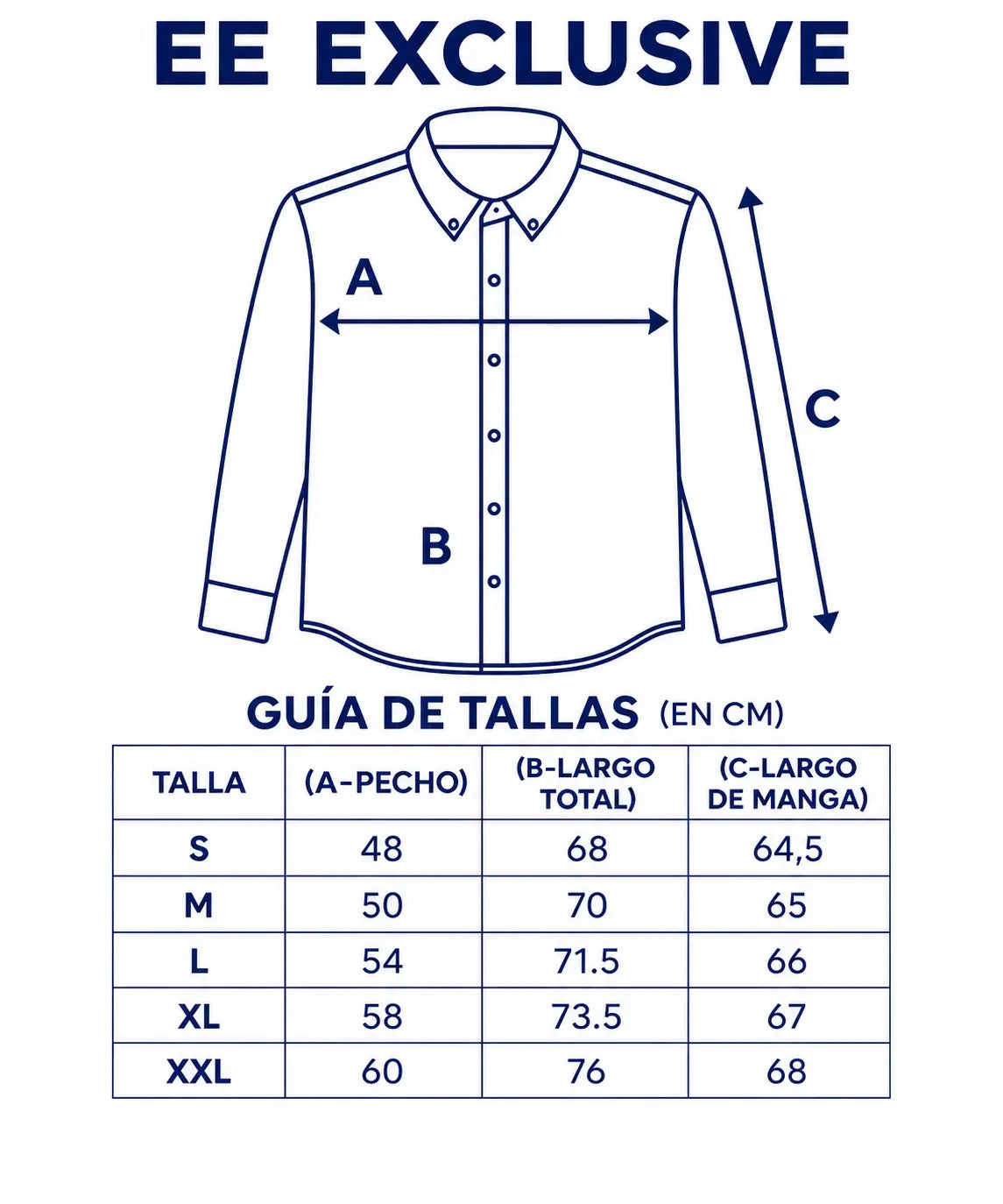 Guía de tallas