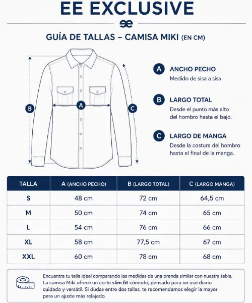 Guía de tallas