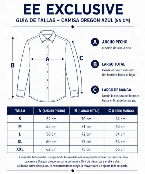 Guía de tallas