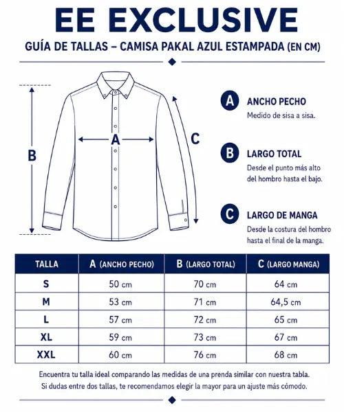 Guía de tallas