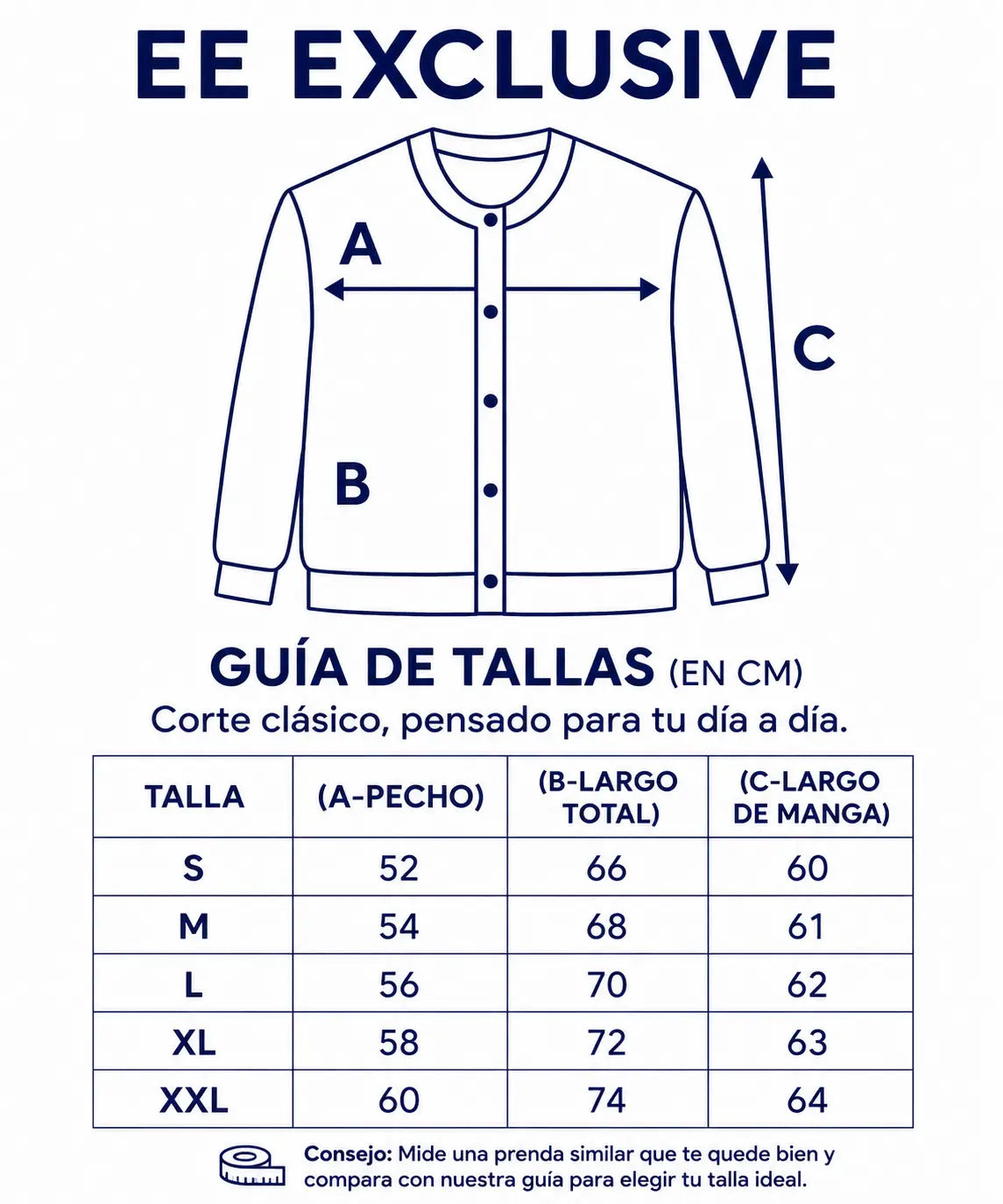 Guía de tallas