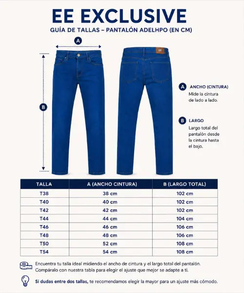 Guía de tallas