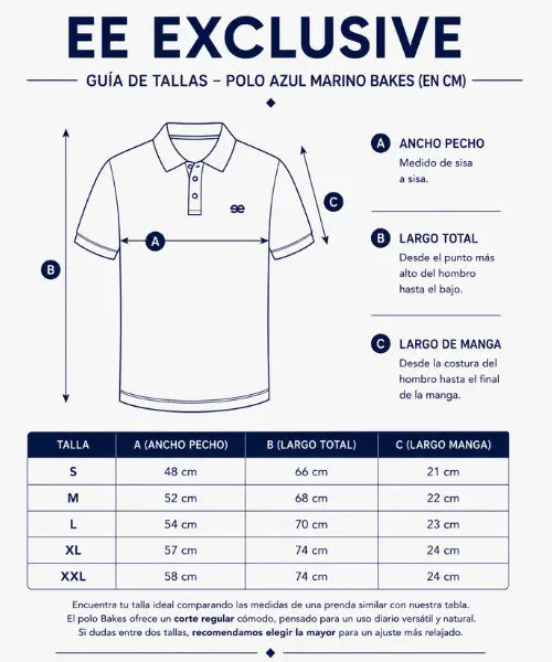 Guía de tallas