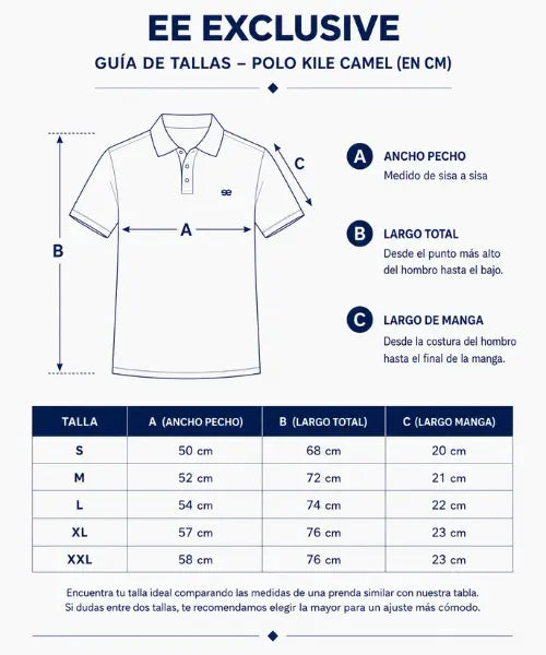 Guía de tallas