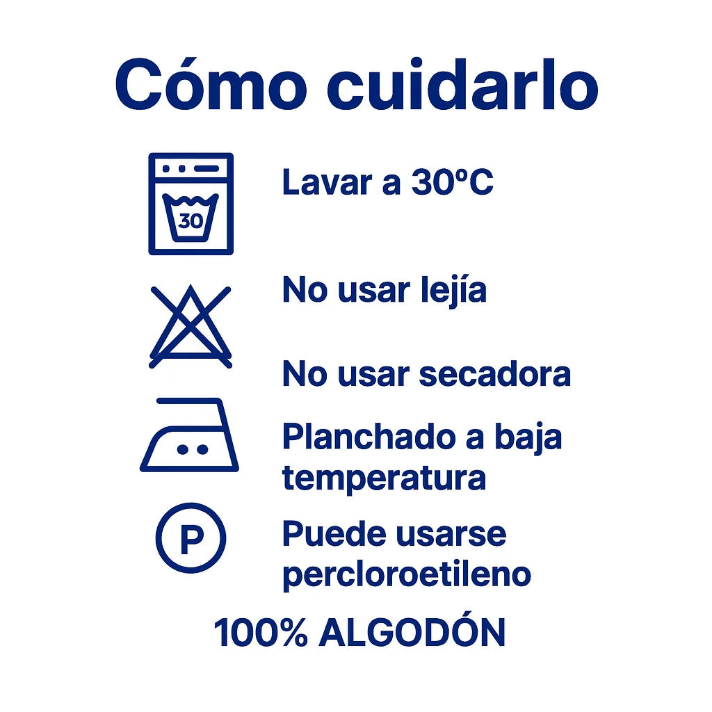 Instrucciones de cuidado