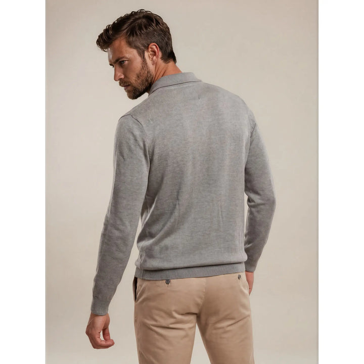 Vista trasera del jersey gris Kilagi para hombre de EE Exclusive