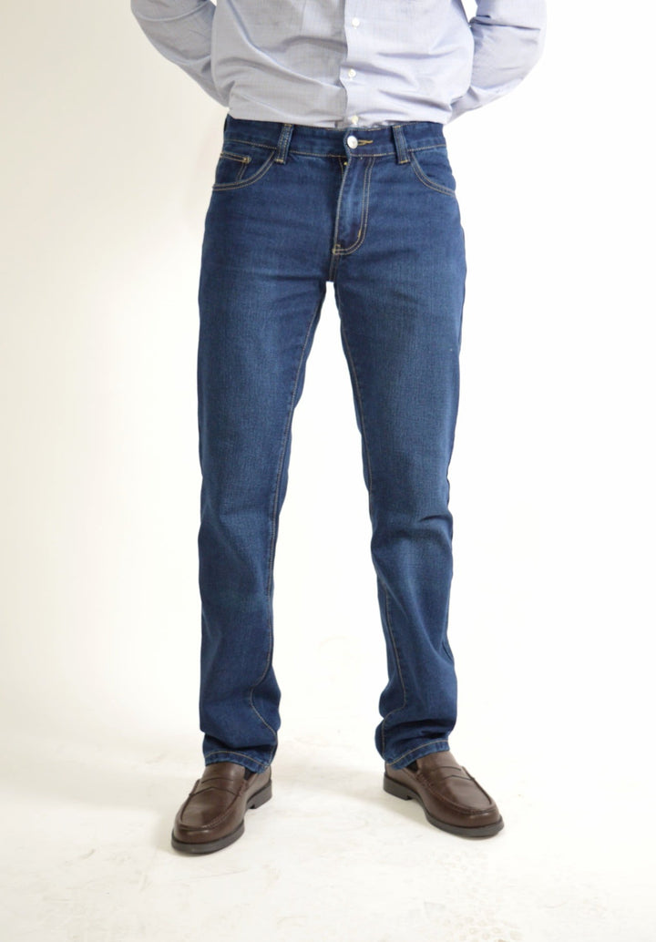 Vaqueros rectos azul oscuro de hombre EE Exclusive – estilo urbano y atemporal